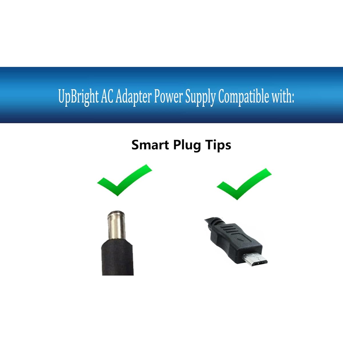 UpBright 5V AC Adapter Compatible with Vtech VM3251 VM3252 PU VM3261 2 VM5254 BU VM5463-2 Video Baby Monitor BU Camera S003AKU0600040 S003GU0600050 DC 6V 1A 400mA 5 00mA 8000mA 0mA Power Cord Charger