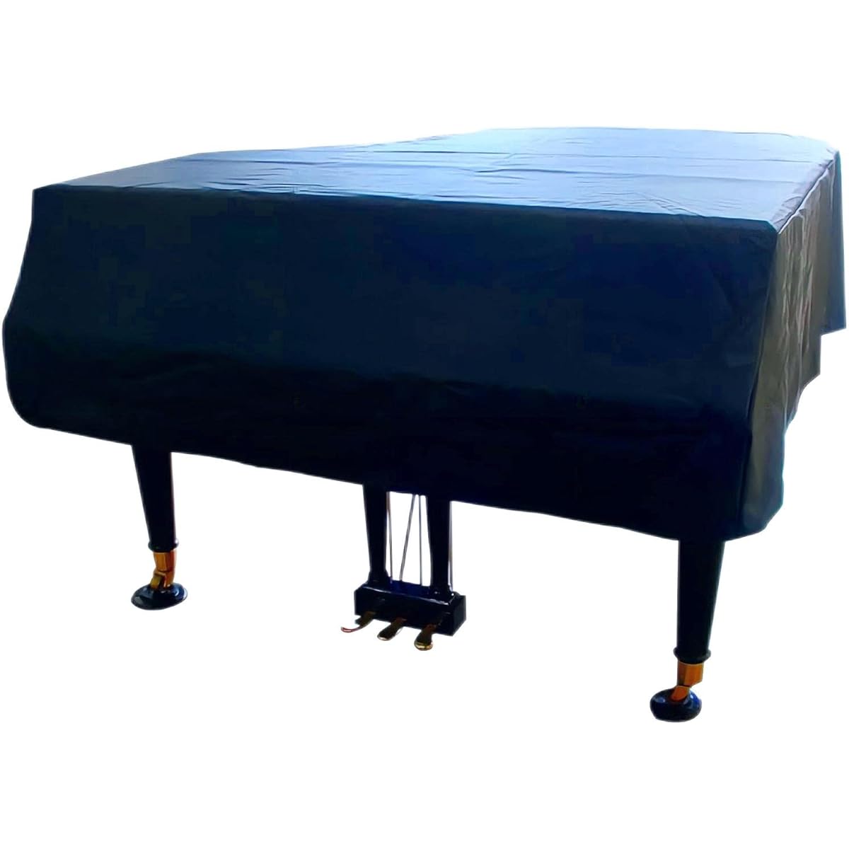 PCLOOV-Grand Piano Cover Elegant Black Appearance Waterproof Dustproof Sunscreen Scratch Resistant Baby Grand Piano Cover (71.0 inch/180cm)