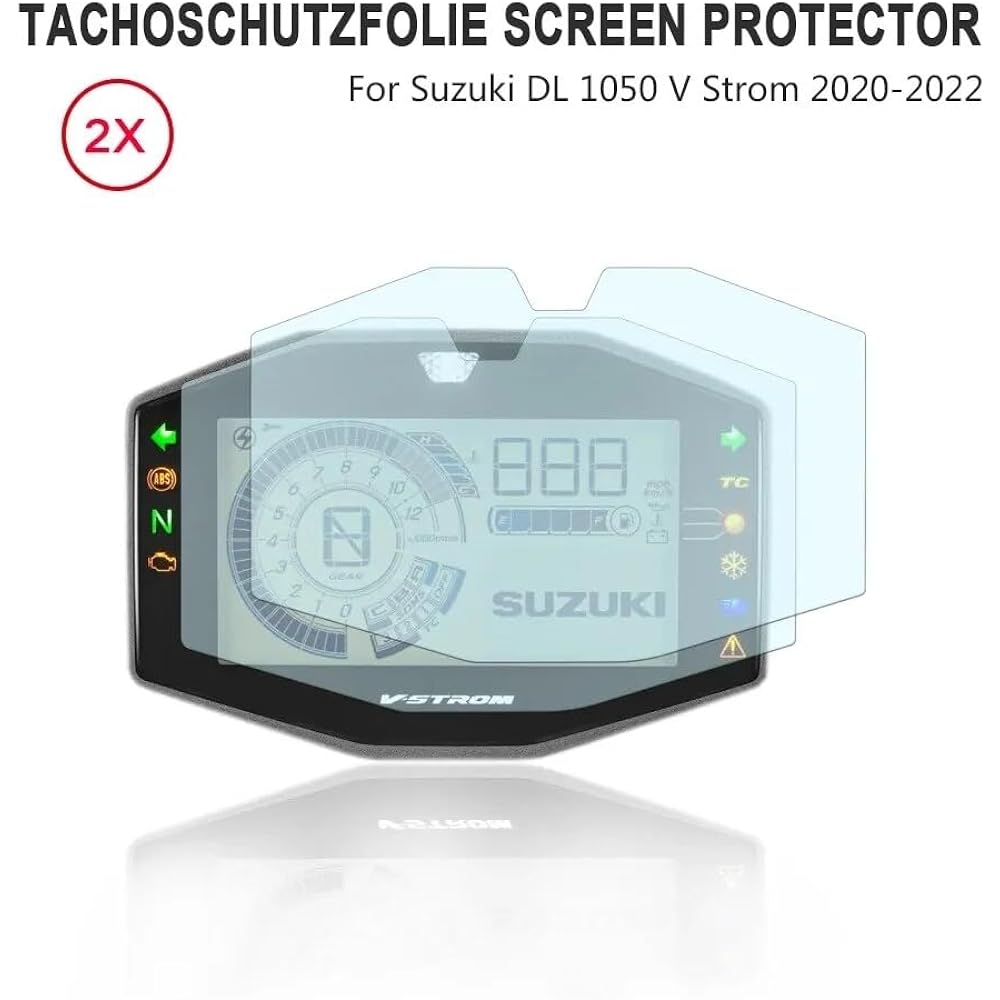 DEMUR Motorcycle Instrument Cluster Scratch Protection Film Screen Protector For Suzuki GSXS1000 GSXS 1000 GSX-S1000 2021-2022 Dashboard Screen Protector (Size : 5 PCS)