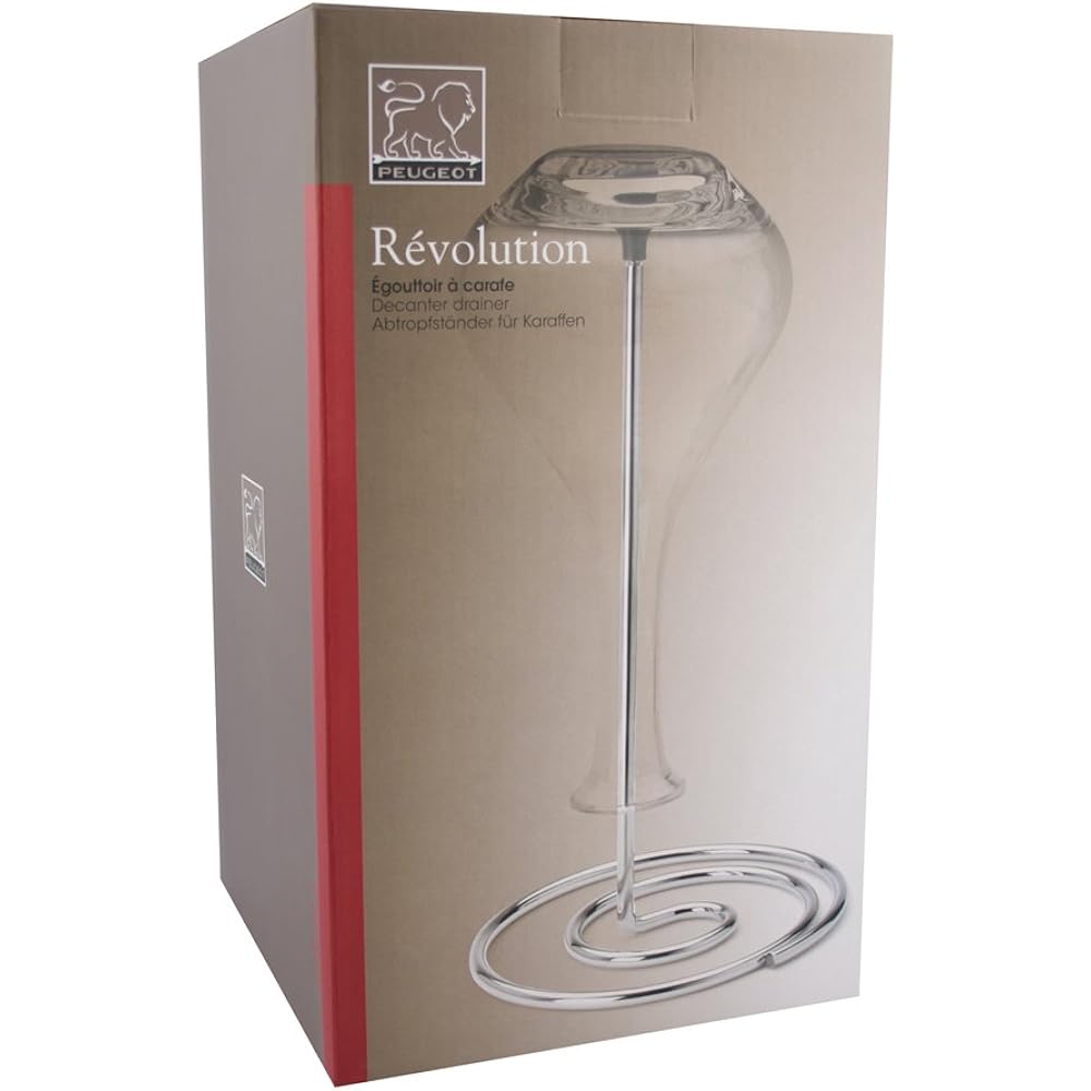 PEUGEOT Decanter Decanter Stand Dry to Prevent Scratches with Rubber Cap Revolution 240028
