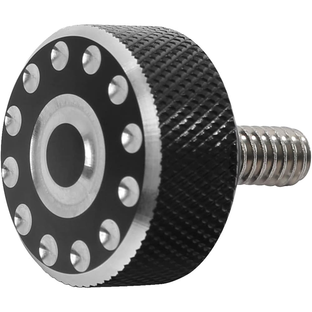 Billet Aluminum Seat Bolt Screw 1/4"-20 Thread for Harley-Davidson 1996-2022 Harley-Davidson Bolt Seat Nut Harley-Davidson Accessories Sportster Dyna Softail Electra Glide Street Glide Street Glide