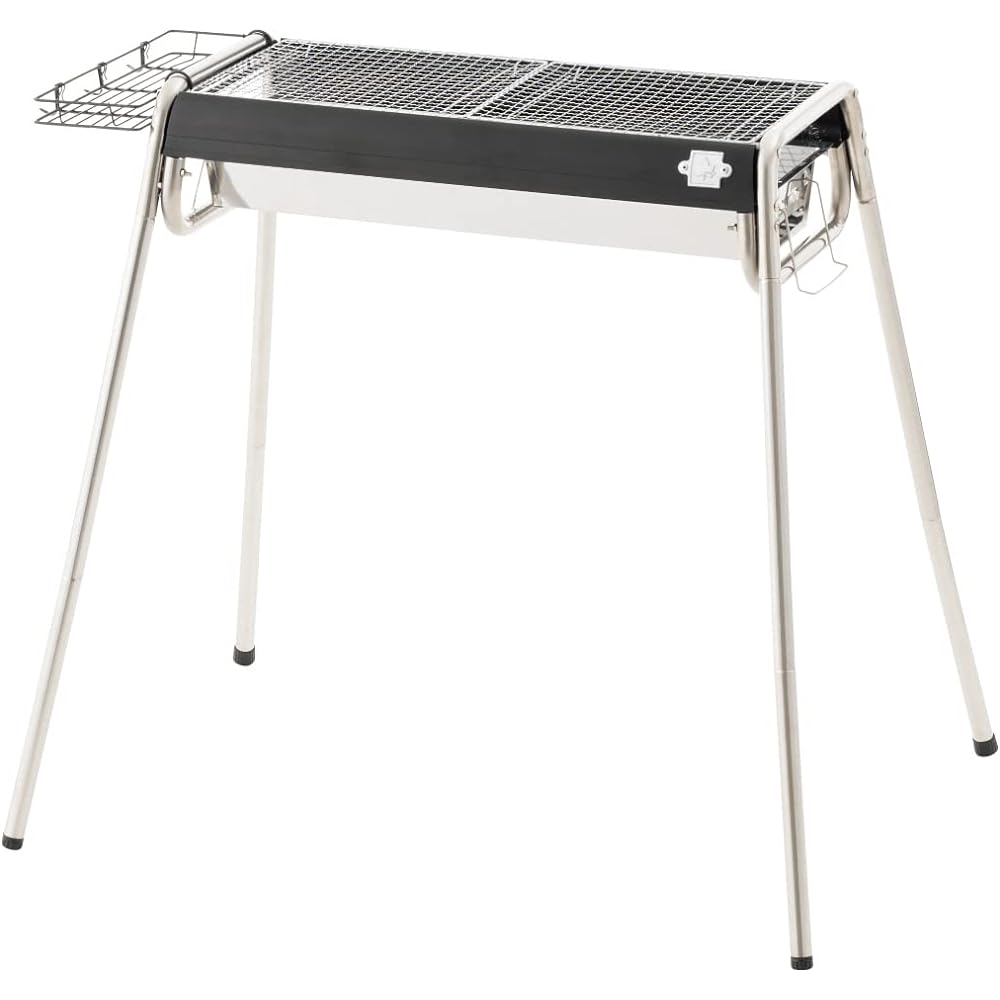 LOGOS eco-logosave Modern Slim Grill L Complete 81061660 Camping Outdoor Barbecue Bonfire Stainless Steel
