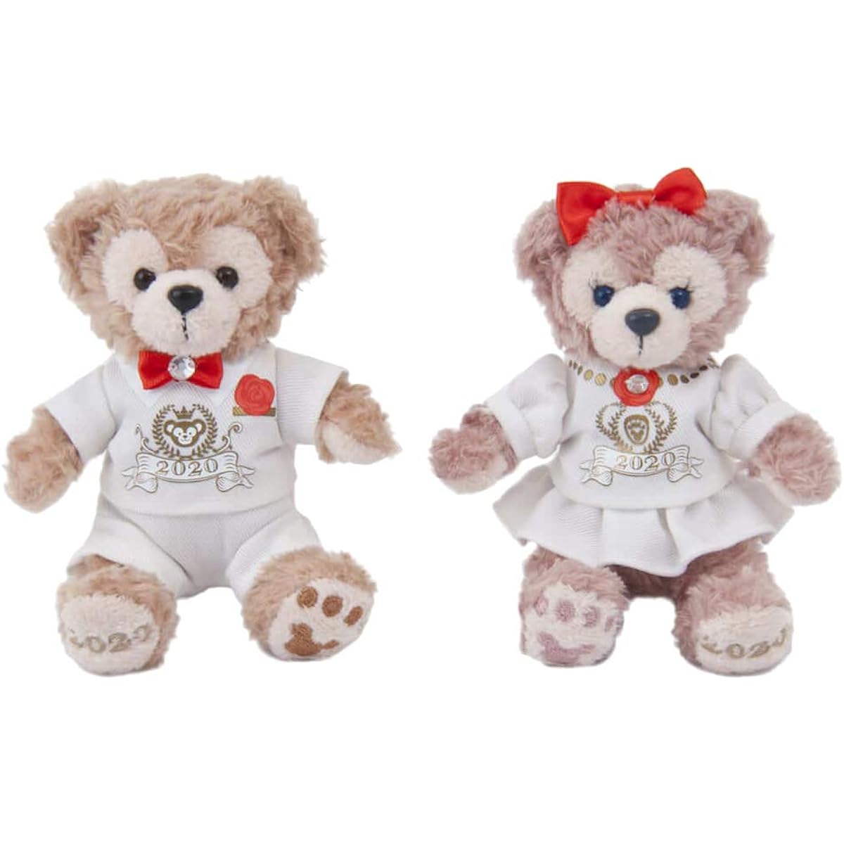 Duffy & Shellie May Collection Doll Stuffed Toy Duffy's Happy New Year 2020 Disney Goods Souvenir [Tokyo Disney Sea Exclusive]