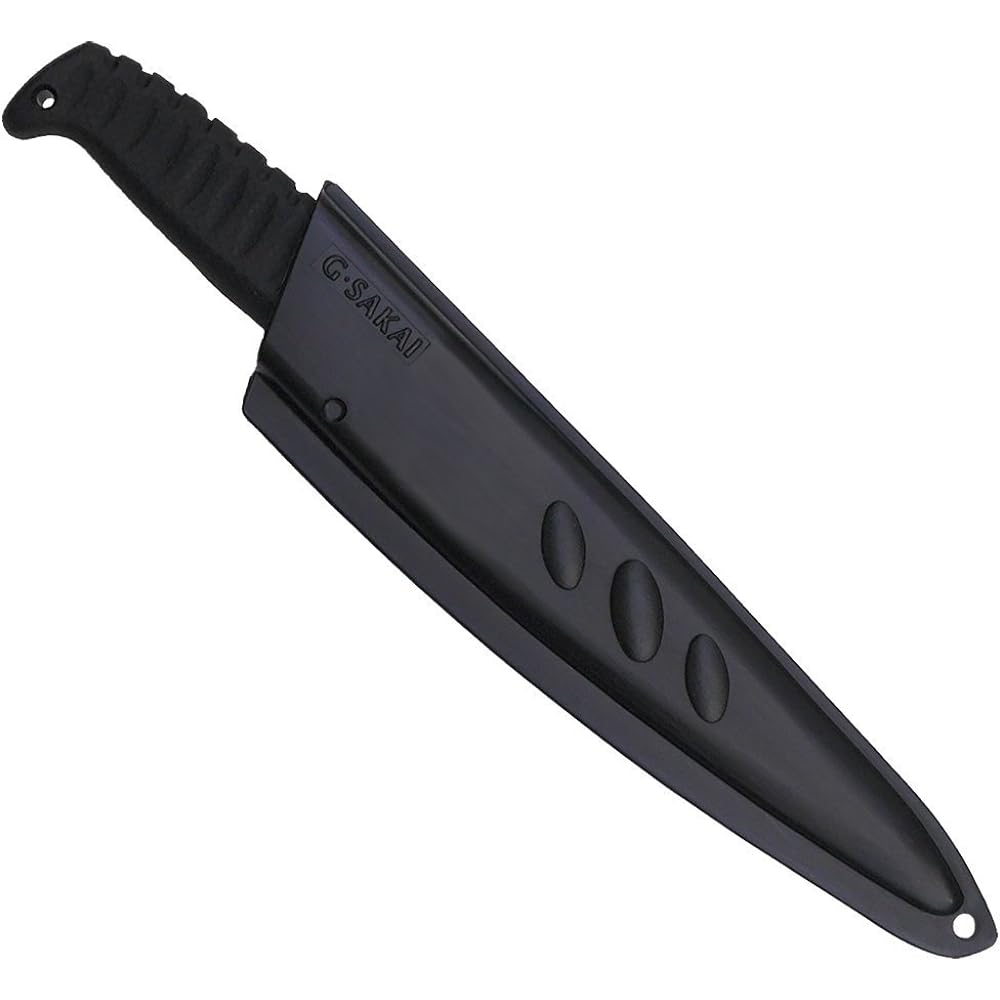 G Sakai Outdoor Knife Cooking Wave Blade