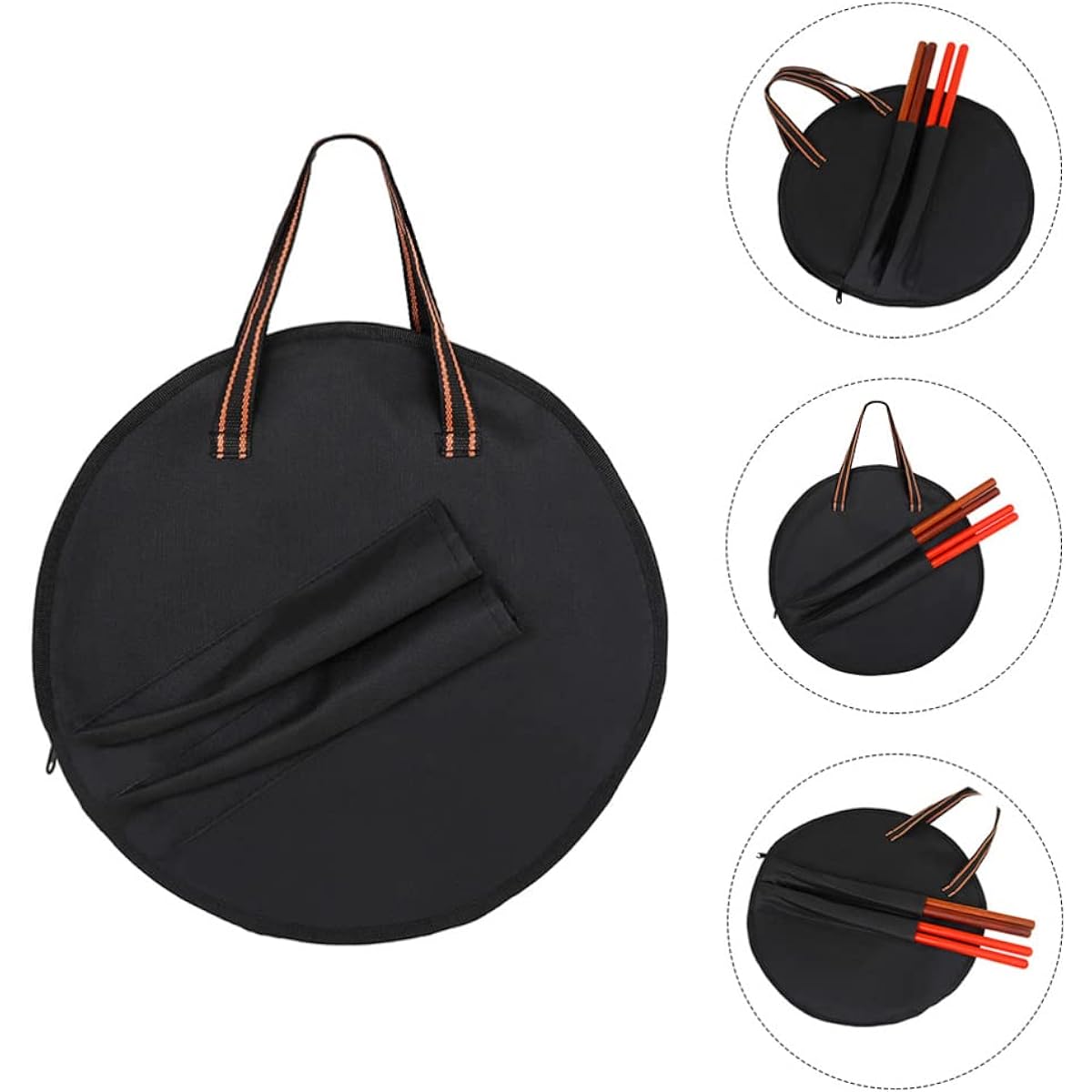 Drum Bag Padded Snare Bag 10 Inch Portable Snare Drum Carry Case Backpack for Storage and Transport