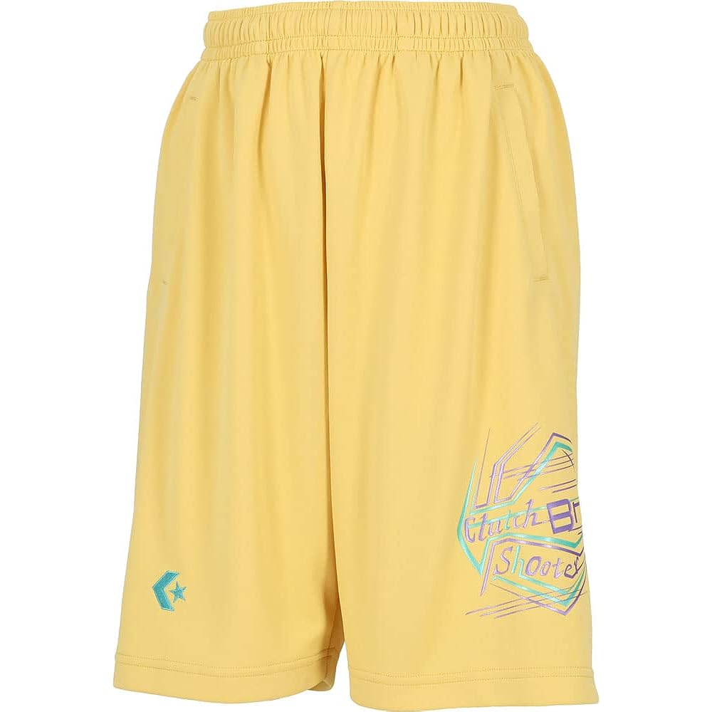 [Converse] Basketball Shorts, Junior Practice Pants (with Pockets), Sweat Absorbent, Quick Drying, CB432852 Kids