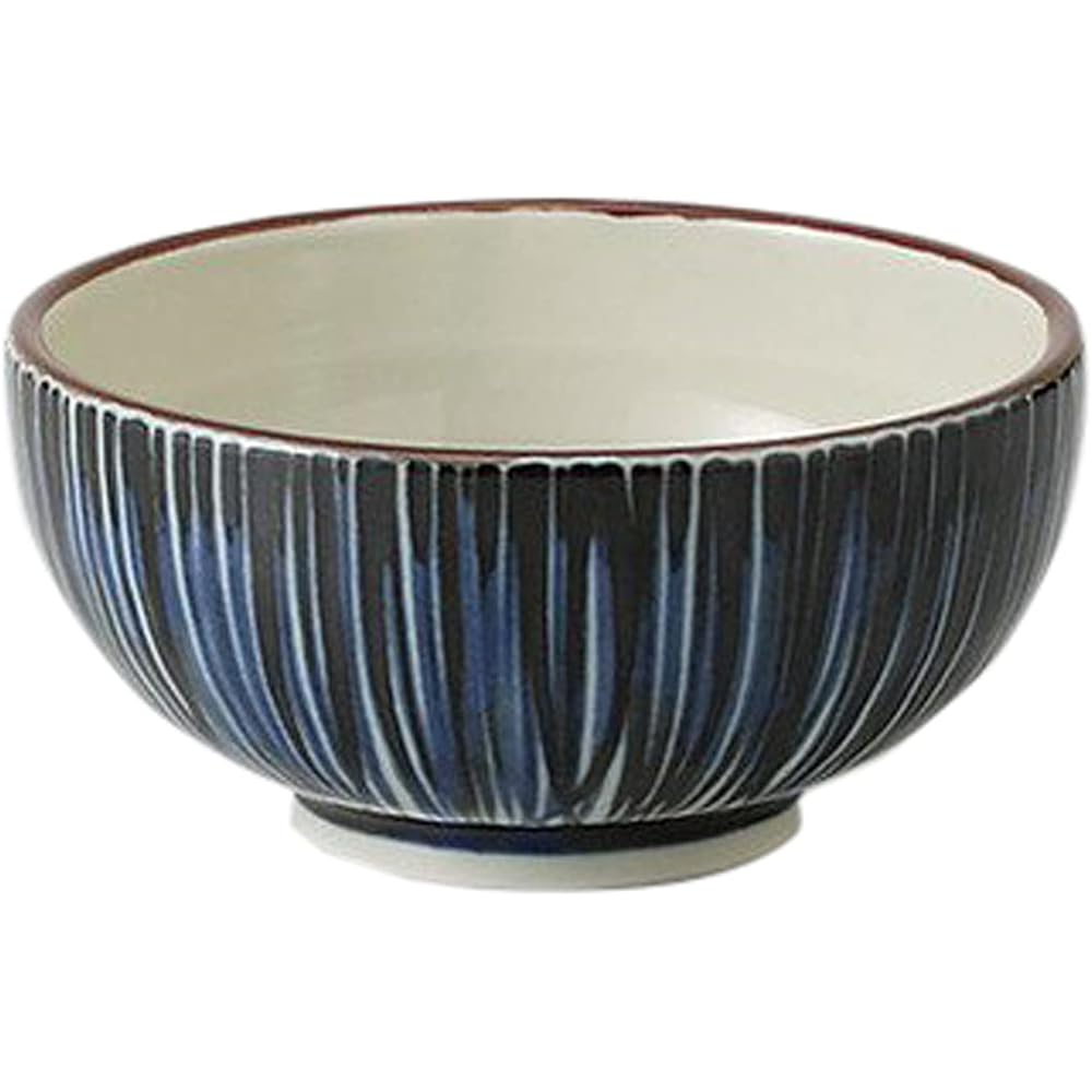 Set of 10 5.5 bowls [17.1 x 8.3cm 574g] [Rice bowl] [Restaurant, Inn, Udon, Soba, Ramen, Japanese tableware, Restaurant, Commercial use]