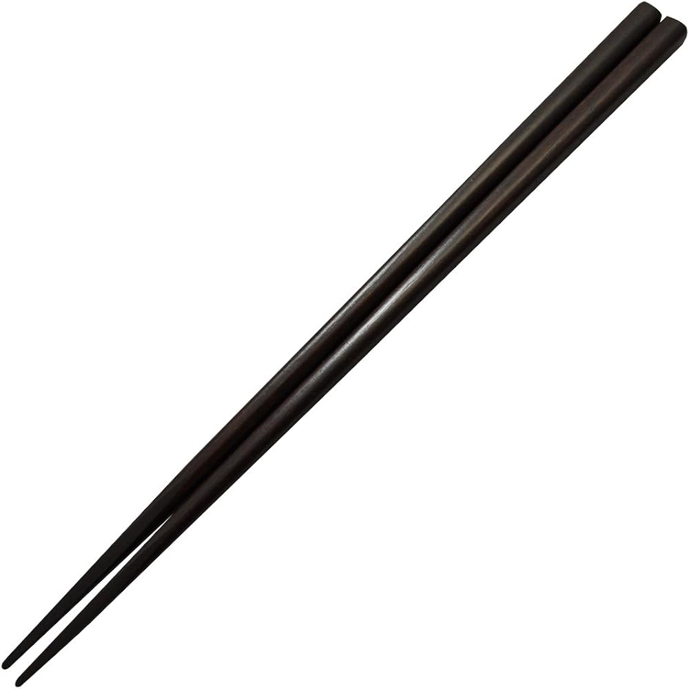 Commercial wooden painted chopsticks, brown, 50 servings, also compatible with commercial dishwashers JA-011