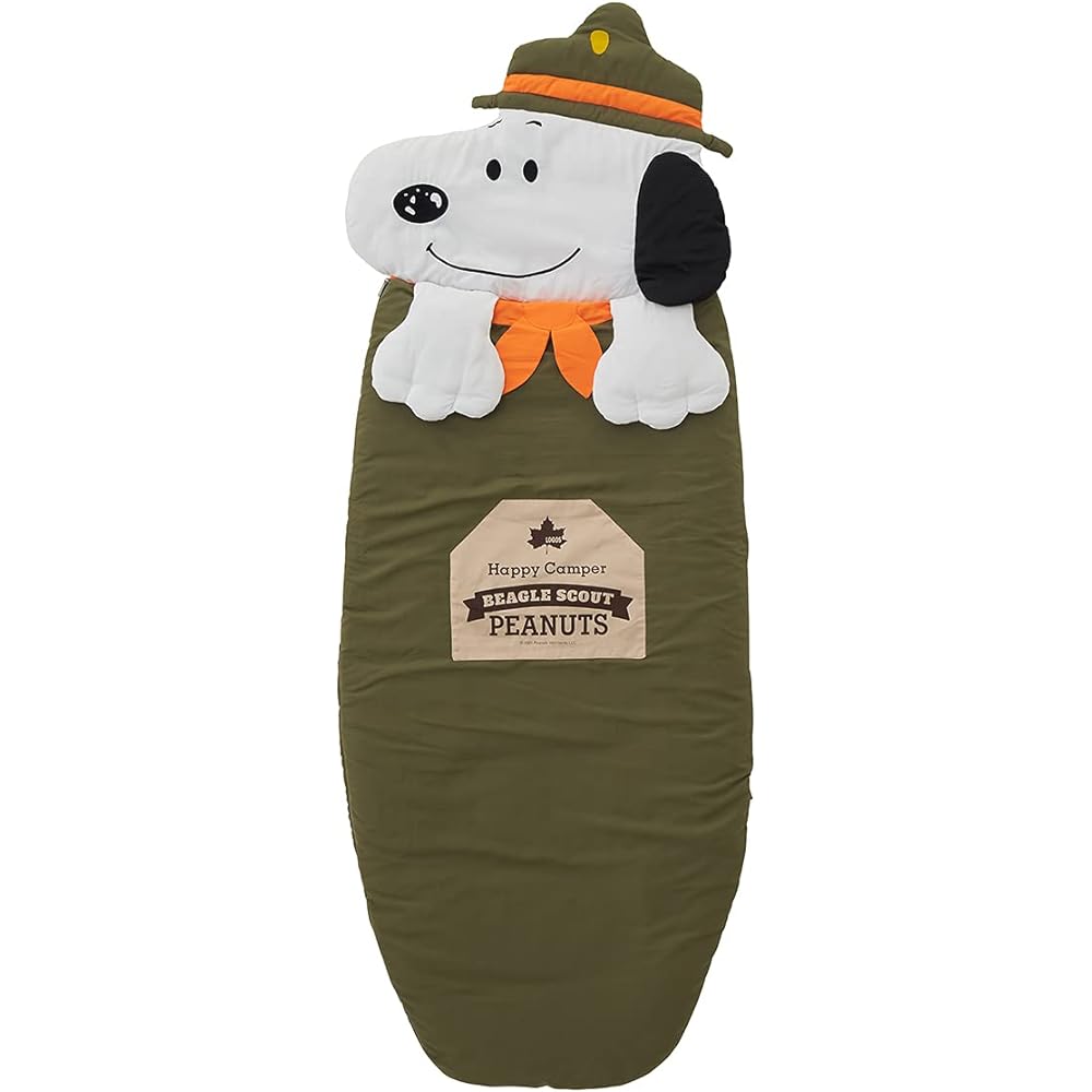 LOGOS SNOOPY sleeping bag 86001088 Khaki (approx.) Width 75 x Length 200cm