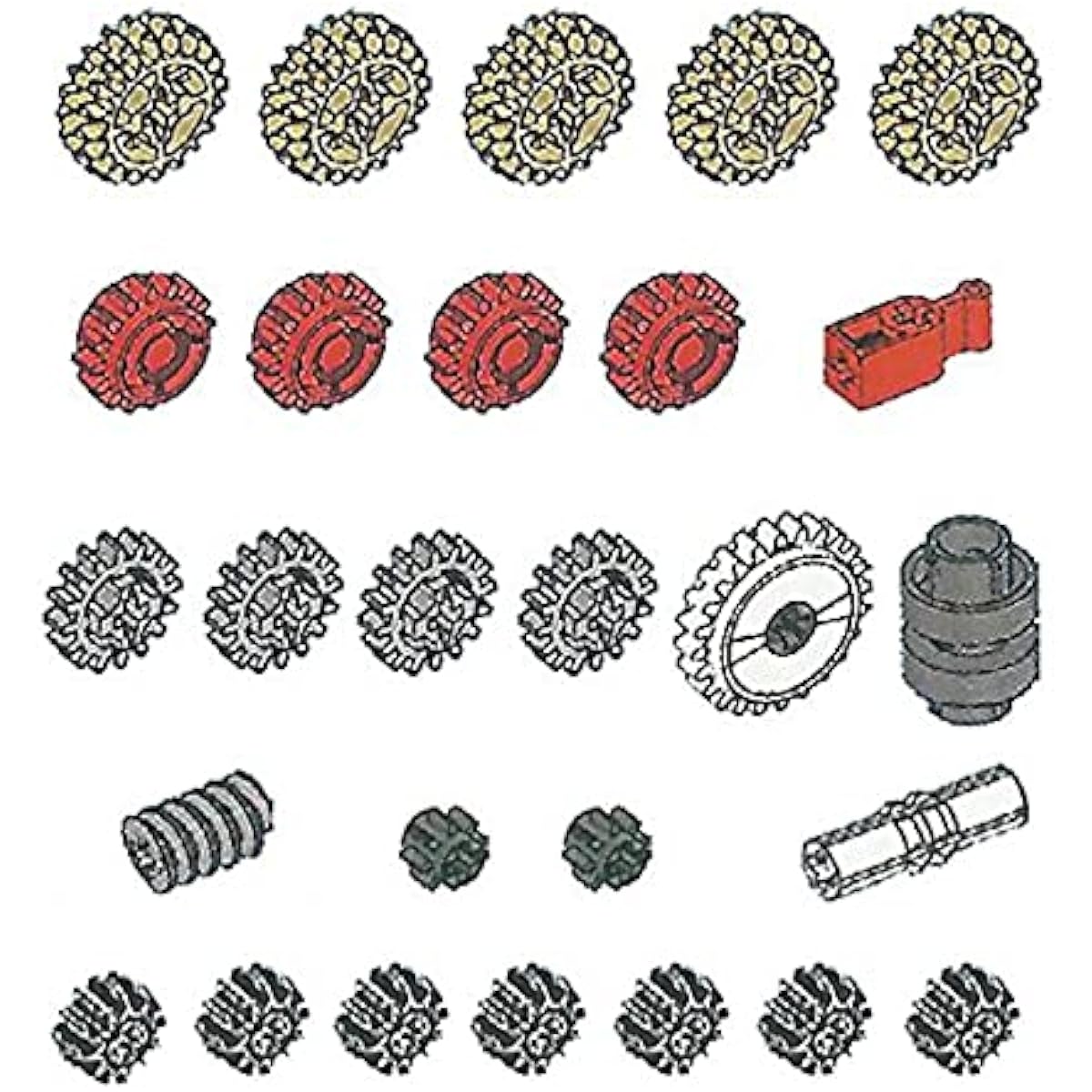 LEGO Technic Gear + Transmission Parts Pack
