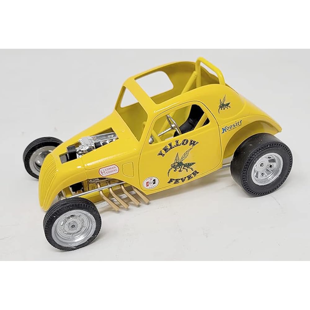 Atlantis Model 1/25 Keelers Customs Yellow Fever Dragster Plastic Model ATLAMC13101 Molding Color