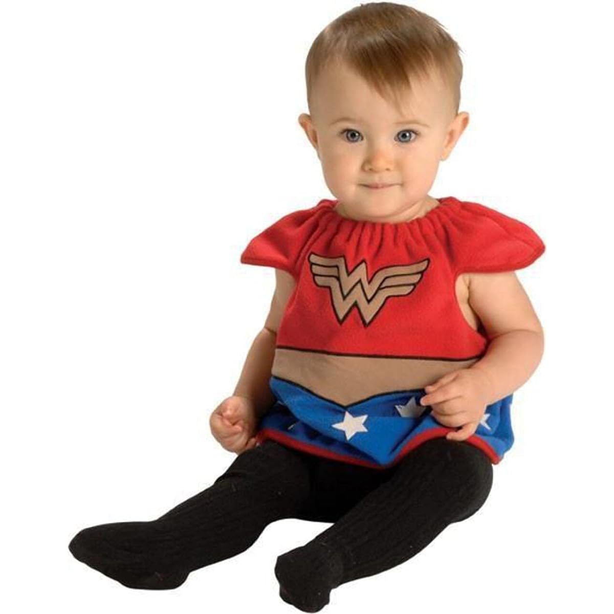 Wonder Woman Bib Newborn Costume Wonder Woman Bib Newborn Costume Size: Newborn
