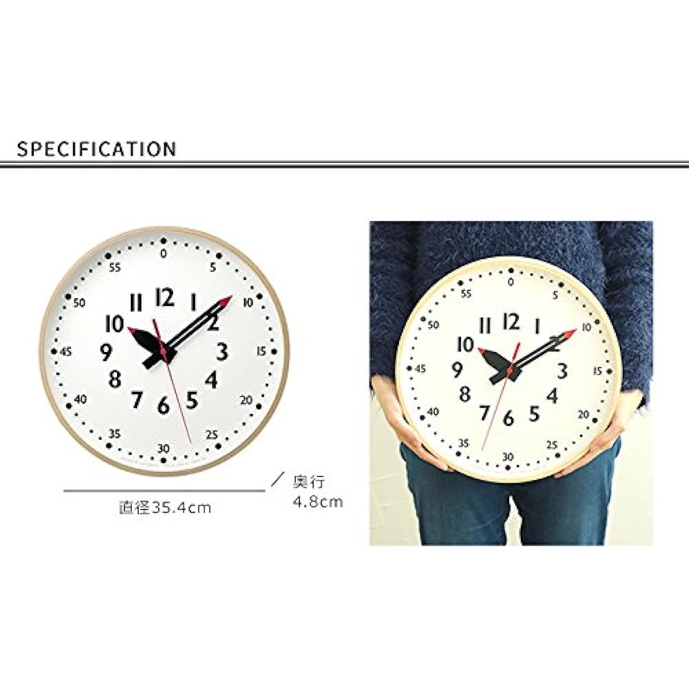 Lemnos Fun Pun Clock L (fun pun clock)/Lemnos
