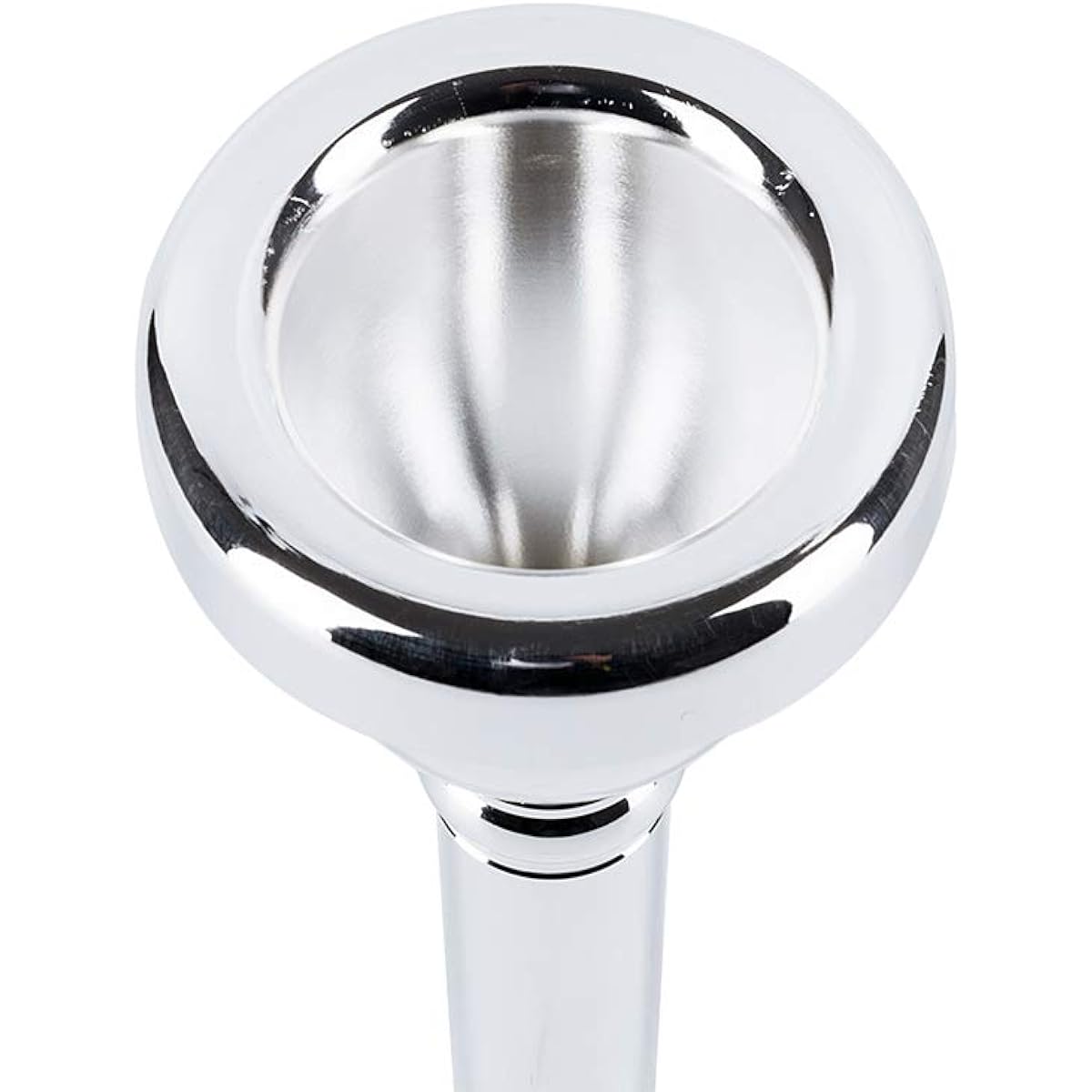 EastRock Standard Tuba Mouthpiece, Silver Plated Tuba Mouthpiece, Great Gift for Tuba Players, Replacement Tuba Parts