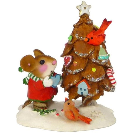 Wee Forest Folk Little Pine Cone Tree TM-6 Christmas