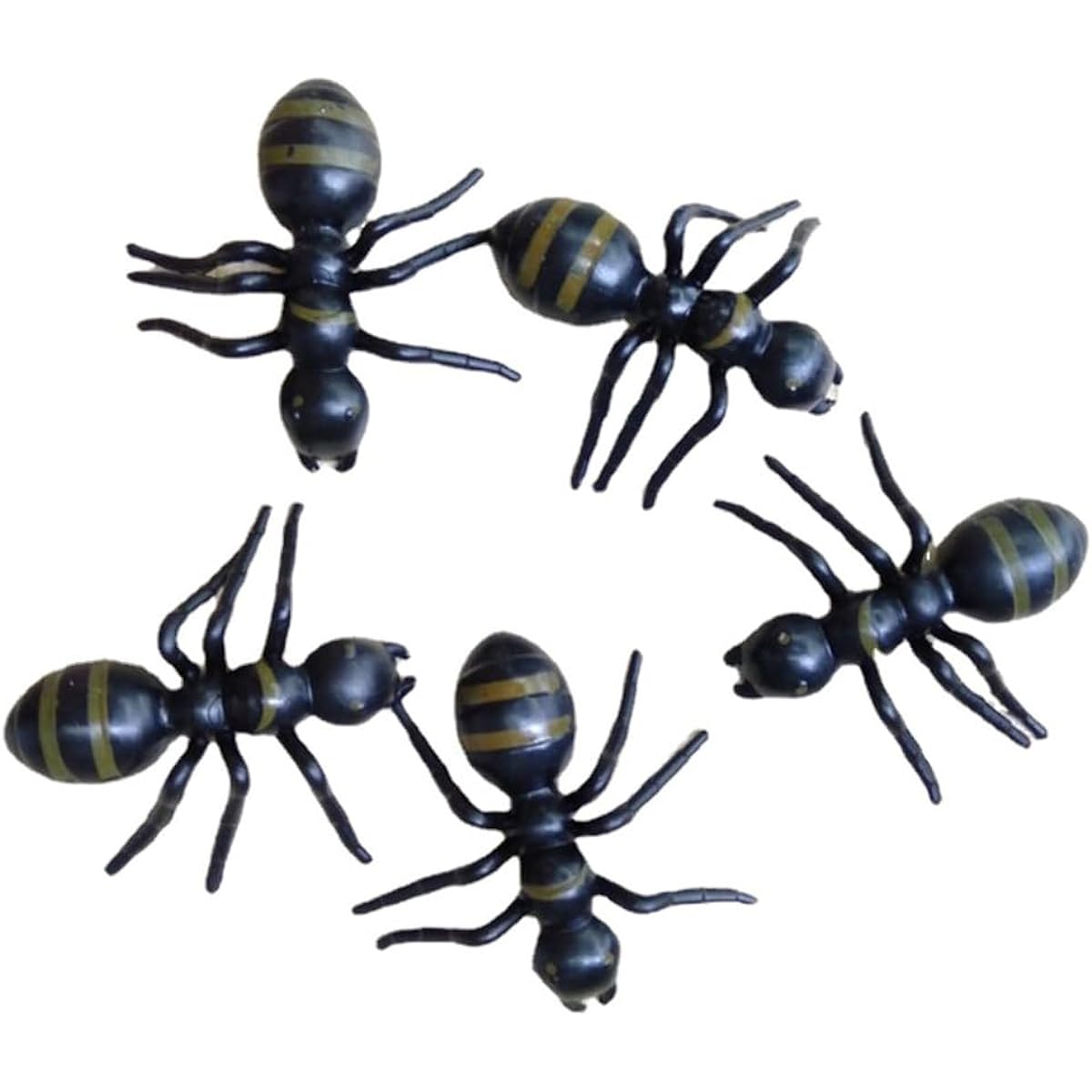 Sujosa 20pcs Fake Big Ants Giant Ants Ant Queen Plastic Fake Bugs Insects April Fool's Day Christmas Party Gag Gift Prank for Adults