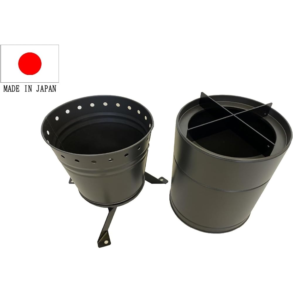 Onoe Seisakusho (ONOE) CAMBiII CB22-II [Made in Japan, chimney effect combustion, secondary combustion when the cover is attached, seven-ring barbecue stove DP camping]