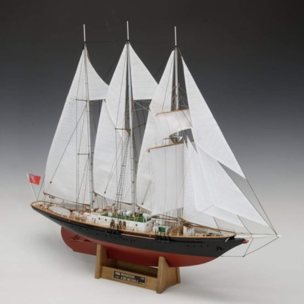 Woody Joe 1/75 Sir Winston Churchill Wooden Model Assembly Kit 4560134351653