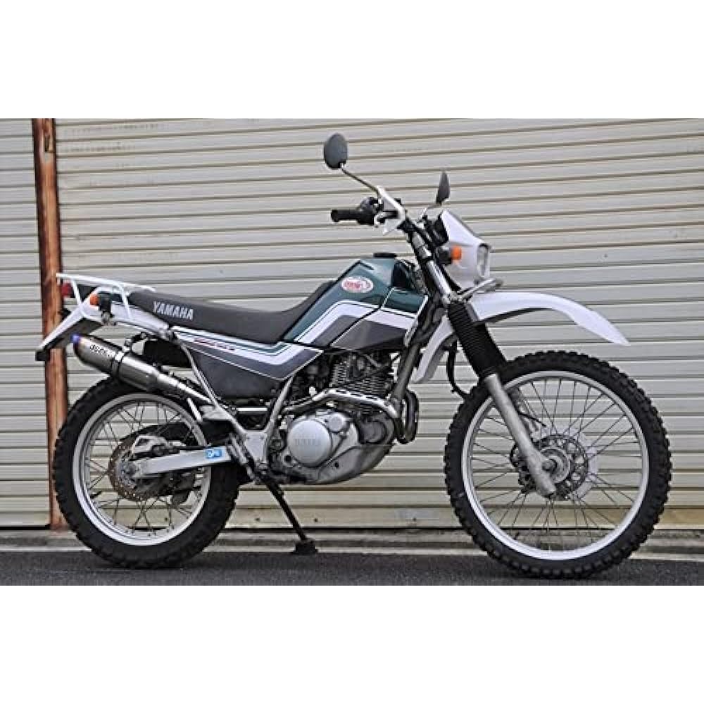 SECRET SPEED Yamaha SEROW225 Slip-on Bike Muffler Irregular Motard SUS Stainless Steel Blue Muffler SEROW225 ss-201-b01