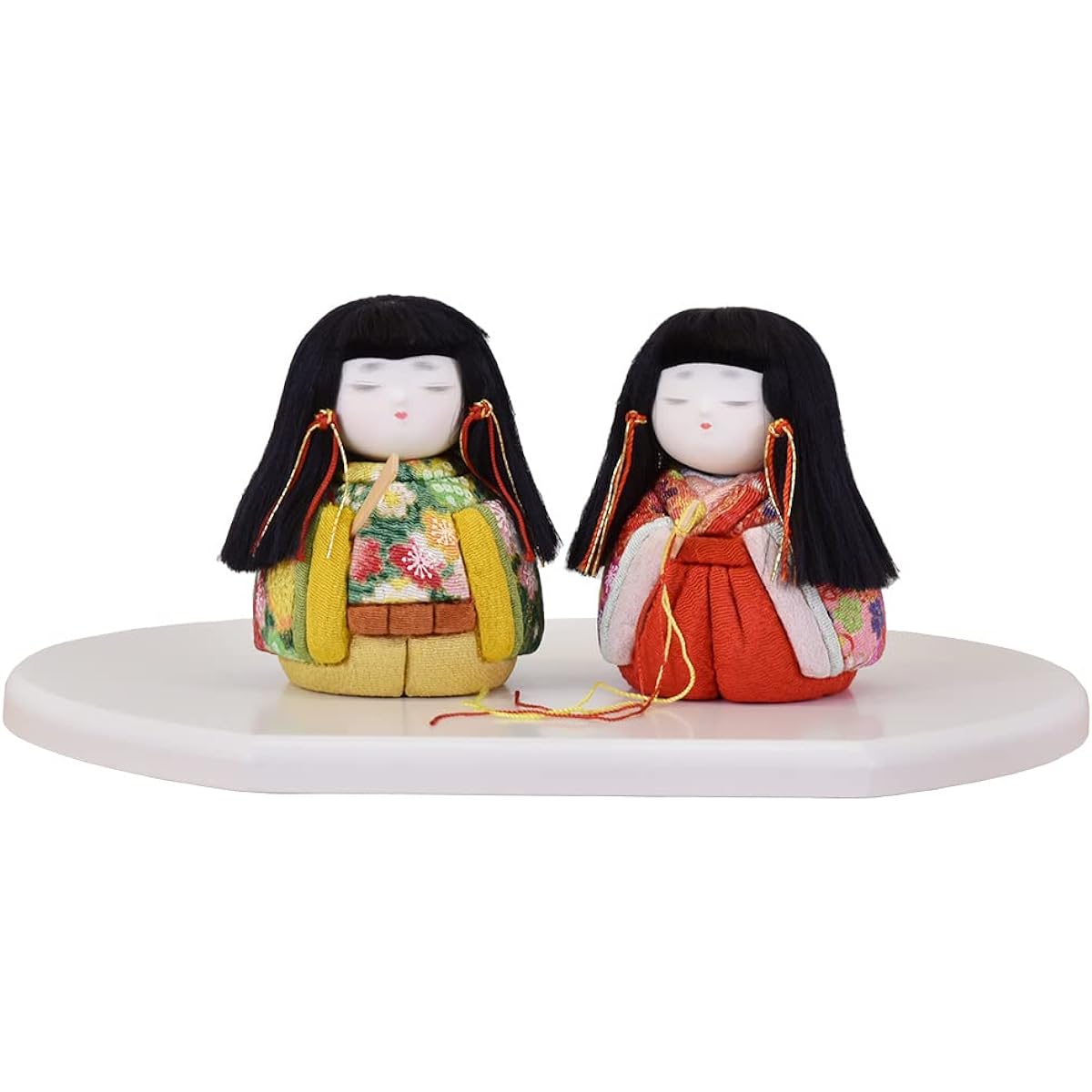Hina dolls, compact, mini, prince and princess decoration, wood grain, Hina dolls, Oboko, standing dolls, stylish, modern, cute, first festival, Jinya