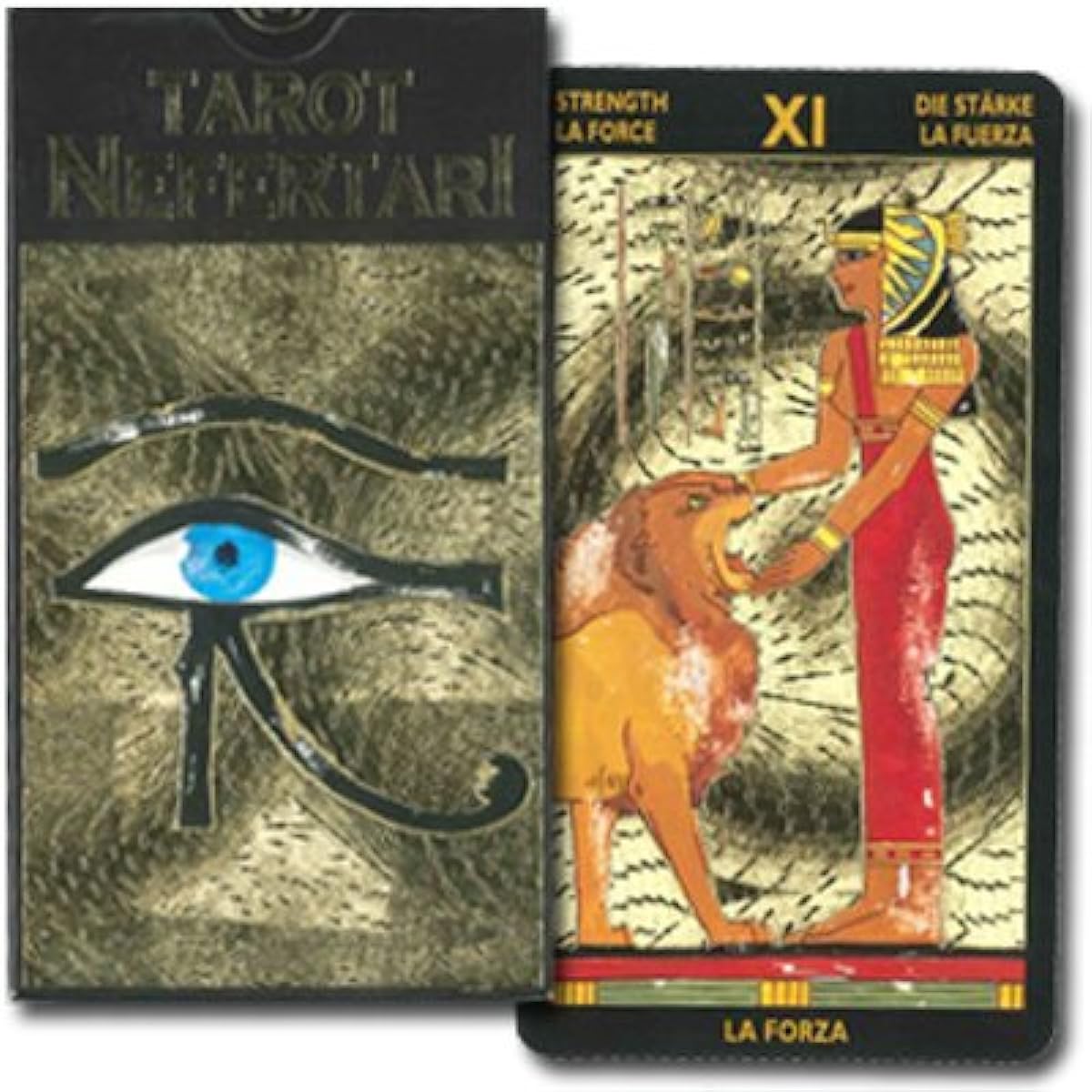 Tarot card fortune telling 78 cards Nefertari Tarot Japanese commentary "Pocket manual" included