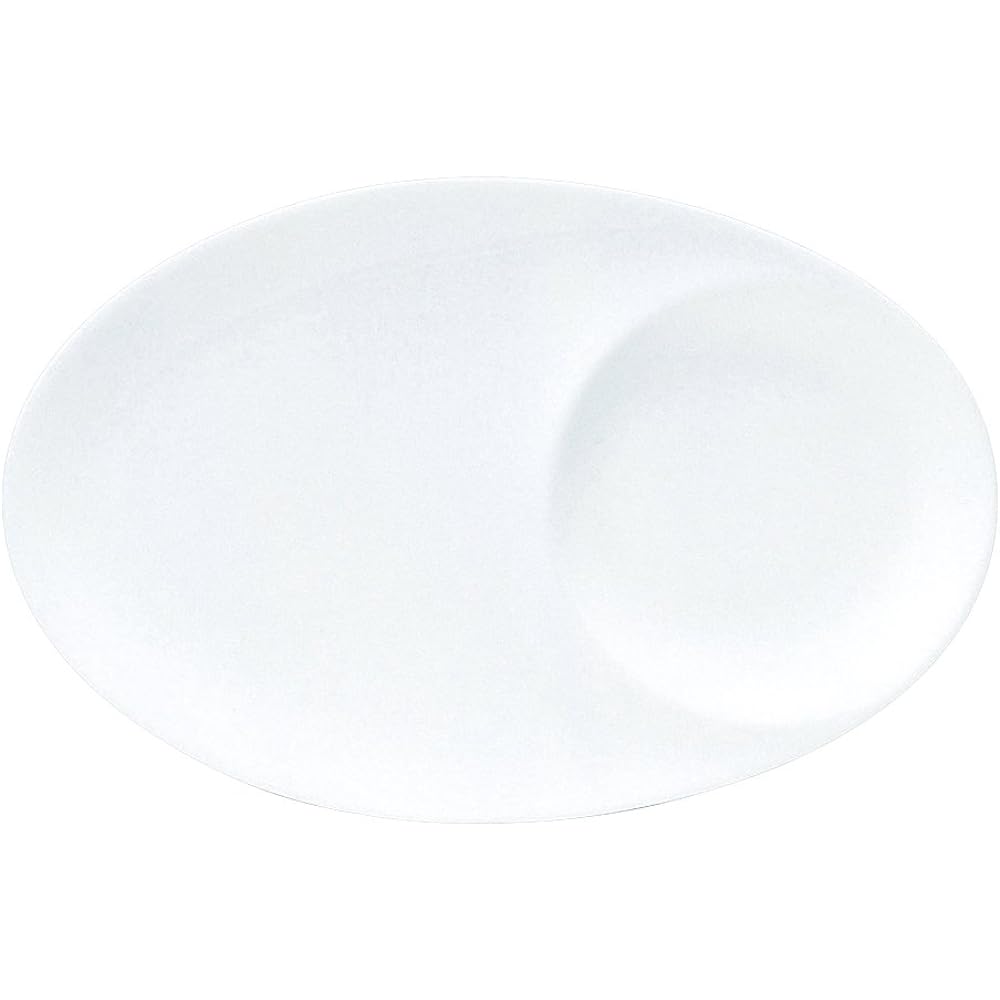 NARUMI Plate Styles White Long Diameter 29cm Square Divider Plate Microwave Warm Dishwasher Safe 50481-5535