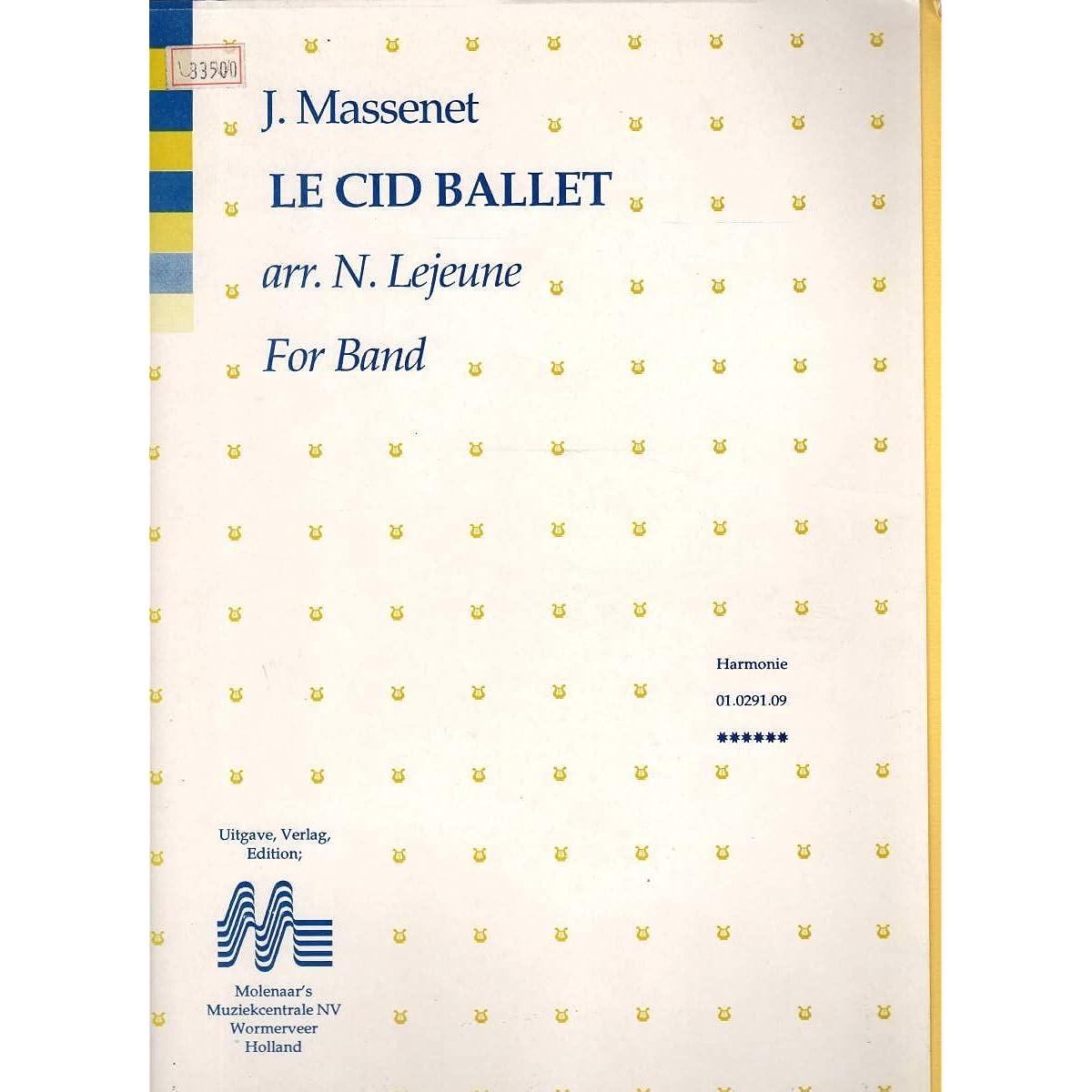Wind orchestra score J. Massenet: Opera "Le Cid" - Ballet music Score available Arranged by N. Rougène