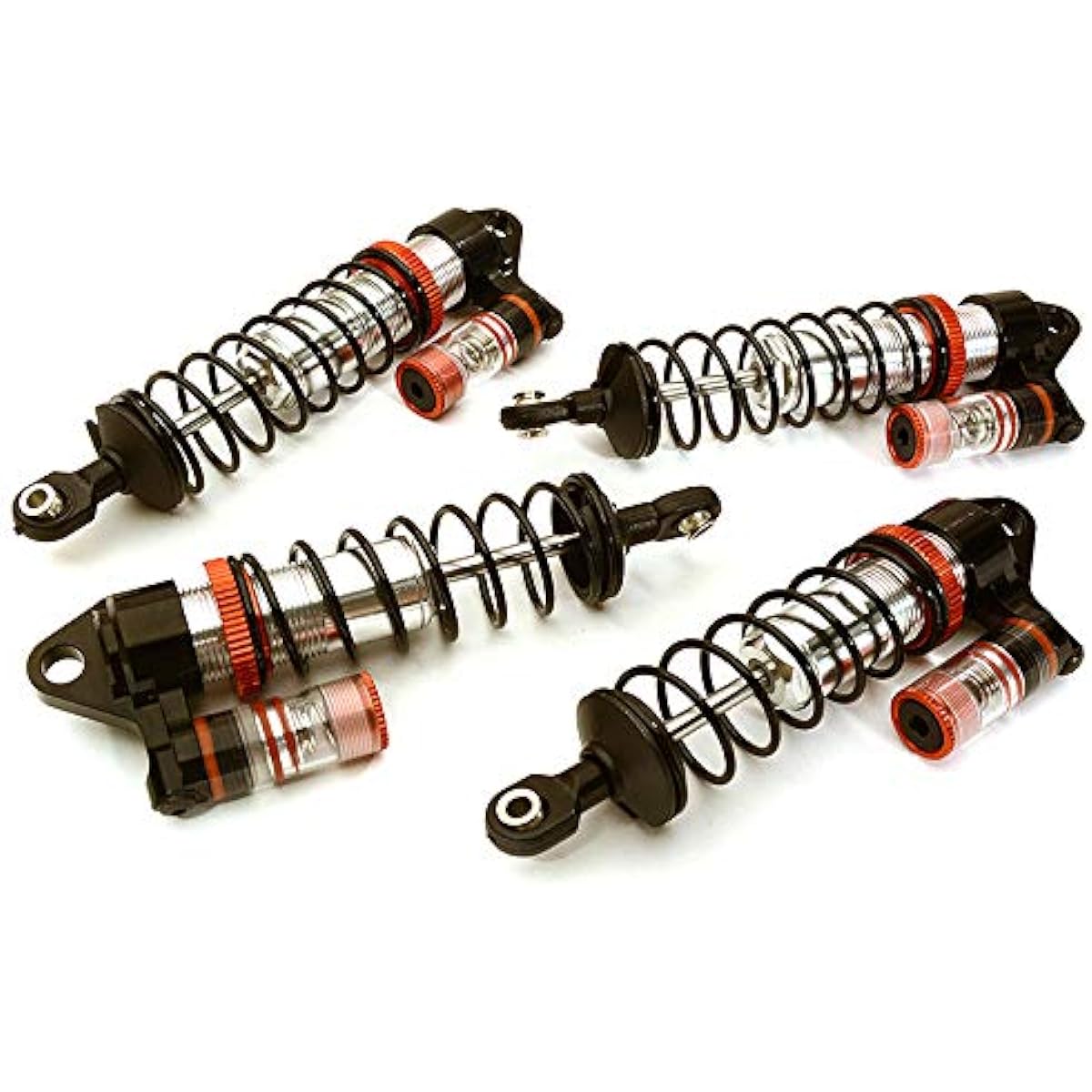 RC Model CNC Machined Piggyback Shock Set (4) Designed for Traxxas 1/10 Bandit 2WD