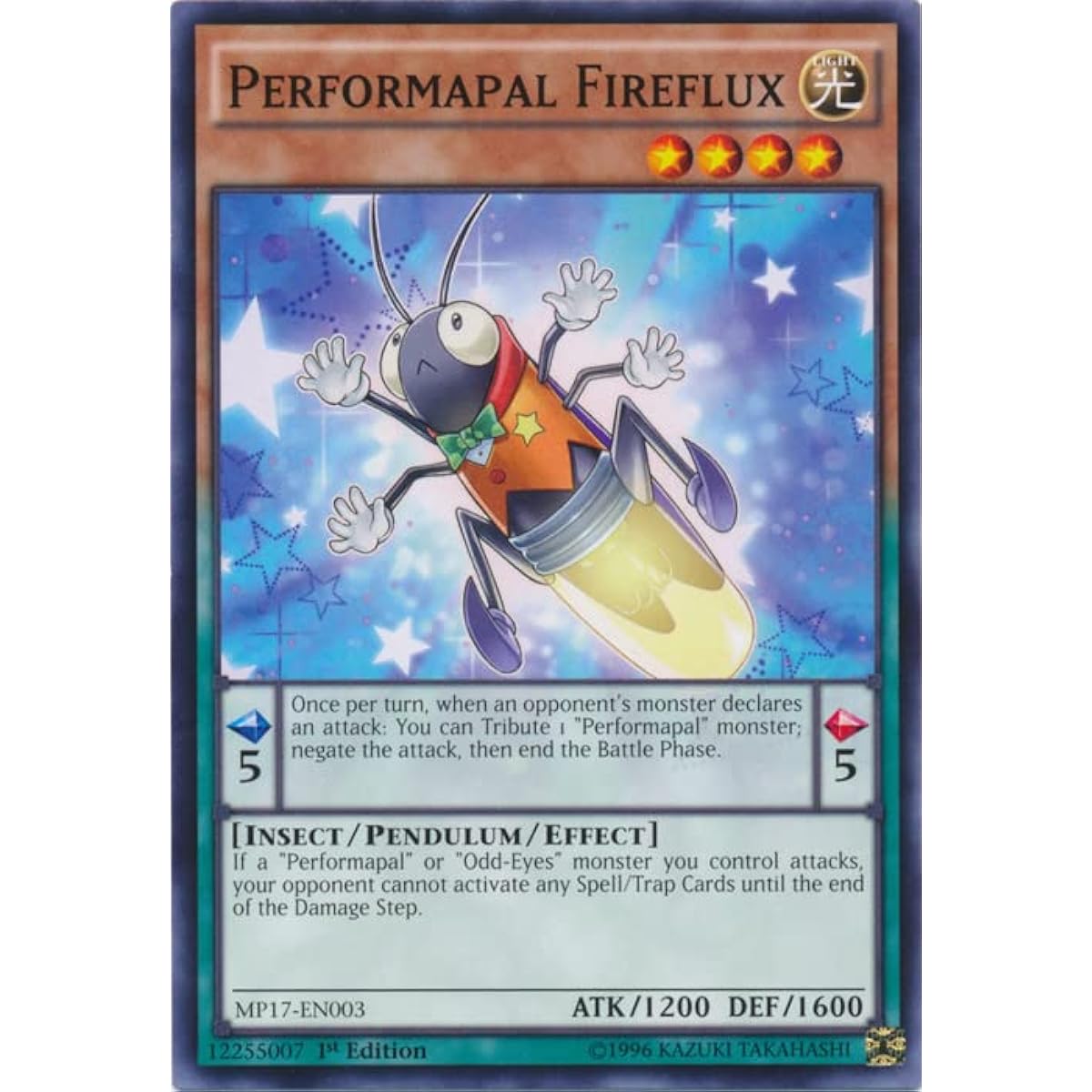 Performapal Fireflux - MP17-EN003 - Common - First Edition.