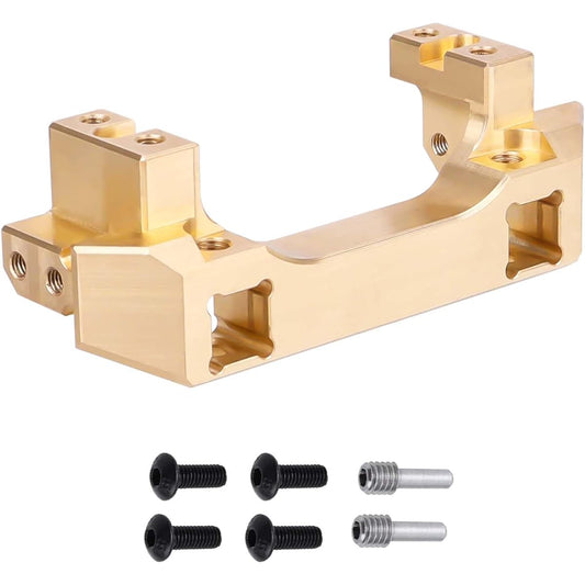 94g/pc Heavy Duty Brass Front Bumper with Servo Mount for Traxxas TRX-4 TRX4 1/10 RC Crawler Car Hop-up Parts