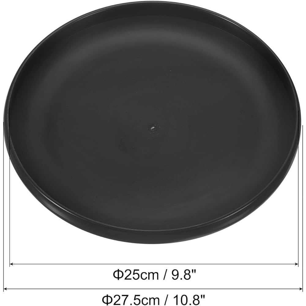 PATIKIL Flying Disc 10.8" 175g Backyard or Beach Sports Training Disc Black