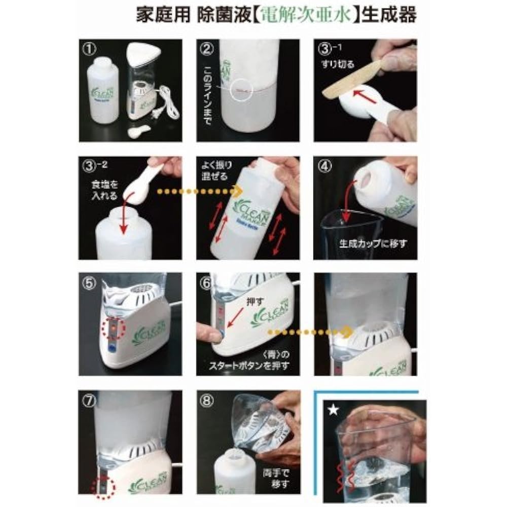 CLEAN MAKER Hypochlorous acid water generator Hypochlorous acid water