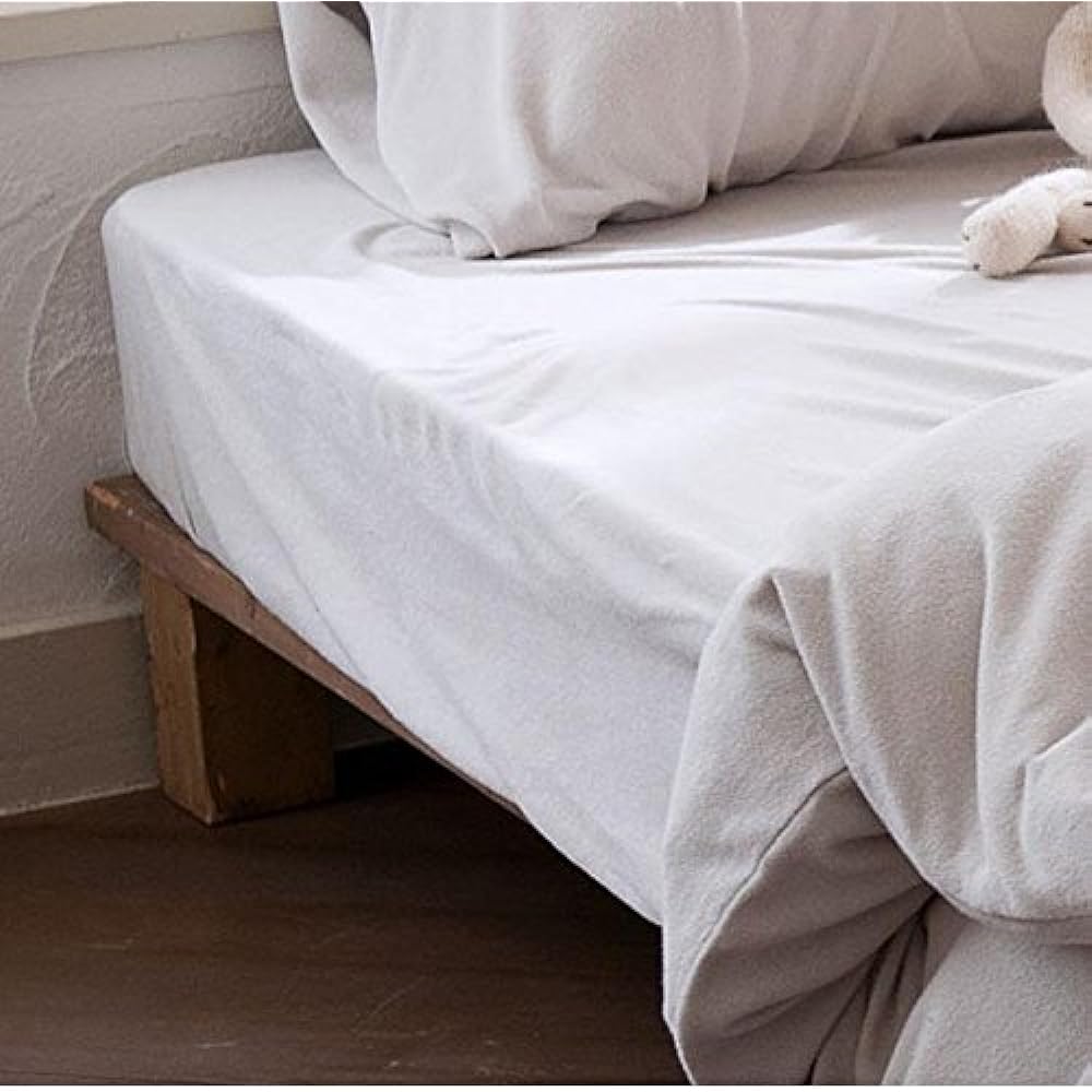 Fab the Home Fitted Sheet Indigo Double (140x200x30cm) Double Gauze FH133820-350