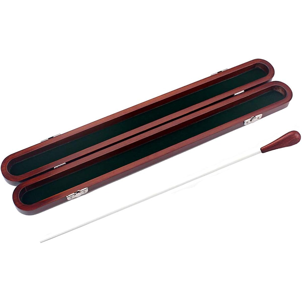 Ogdni Music Baton Orchestra Baton Wooden Handle Music Conducting Baton with Wooden Gift Box Redwood