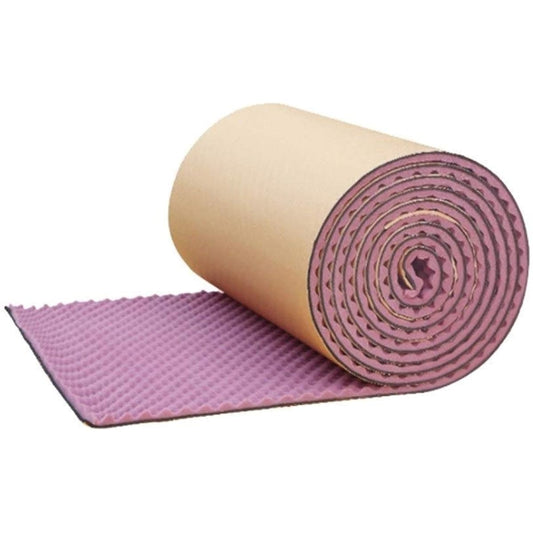 1 square meter sound absorbing cotton, self-adhesive durable acoustic panel color fireproof soundproof roll (black) (purple)