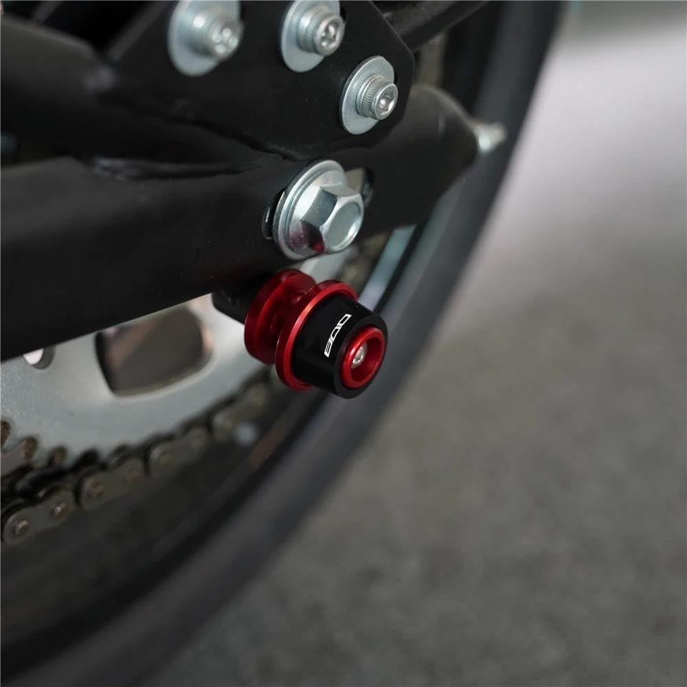 Motorcycle Bobbin Slider Stand M8 Motorcycle Swing Arm Slider Spool Stand Screw For Z 800 Z800 2013 2014 2015 2016 8mm (Color: Titanium, Size: A)