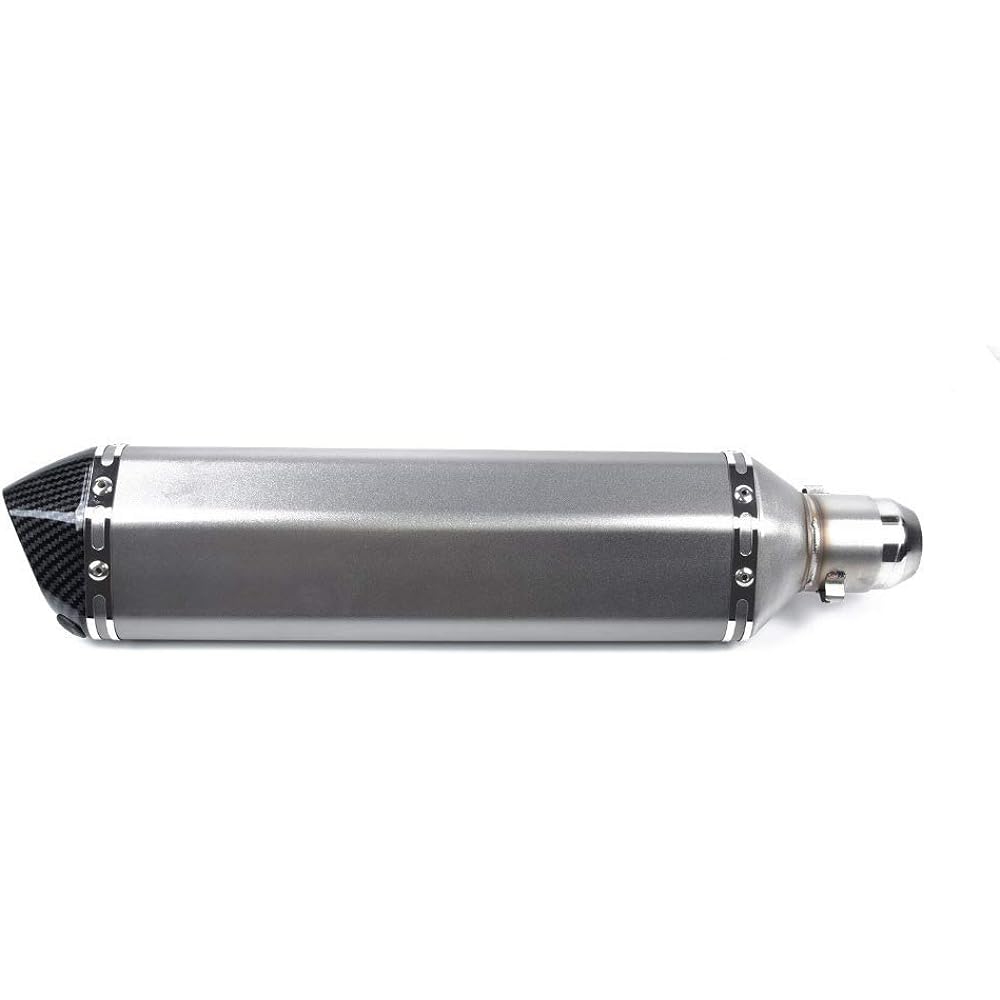 Yowhyana Motorcycle Silencer Slip-on Muffler 51mm General Purpose Total Length 47CM Motorcycle