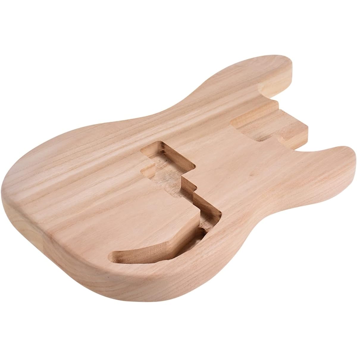 Unfinished Electric Guitar Body Sycamore Wood Blank Guitar Barrel for Bass Guitar DIY Parts Guitar Body