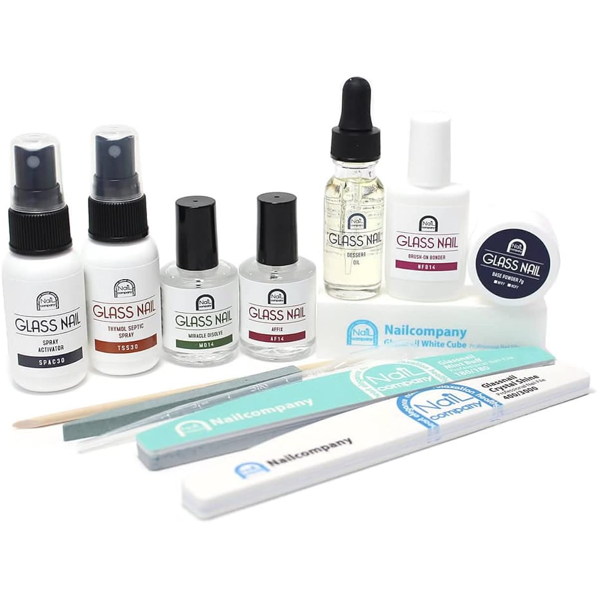 Glass nail kit 4・Guitar pick to paint on nails・Nail reinforcement ideal for guitar nails・Guitar nails・For those with thin nails that can break