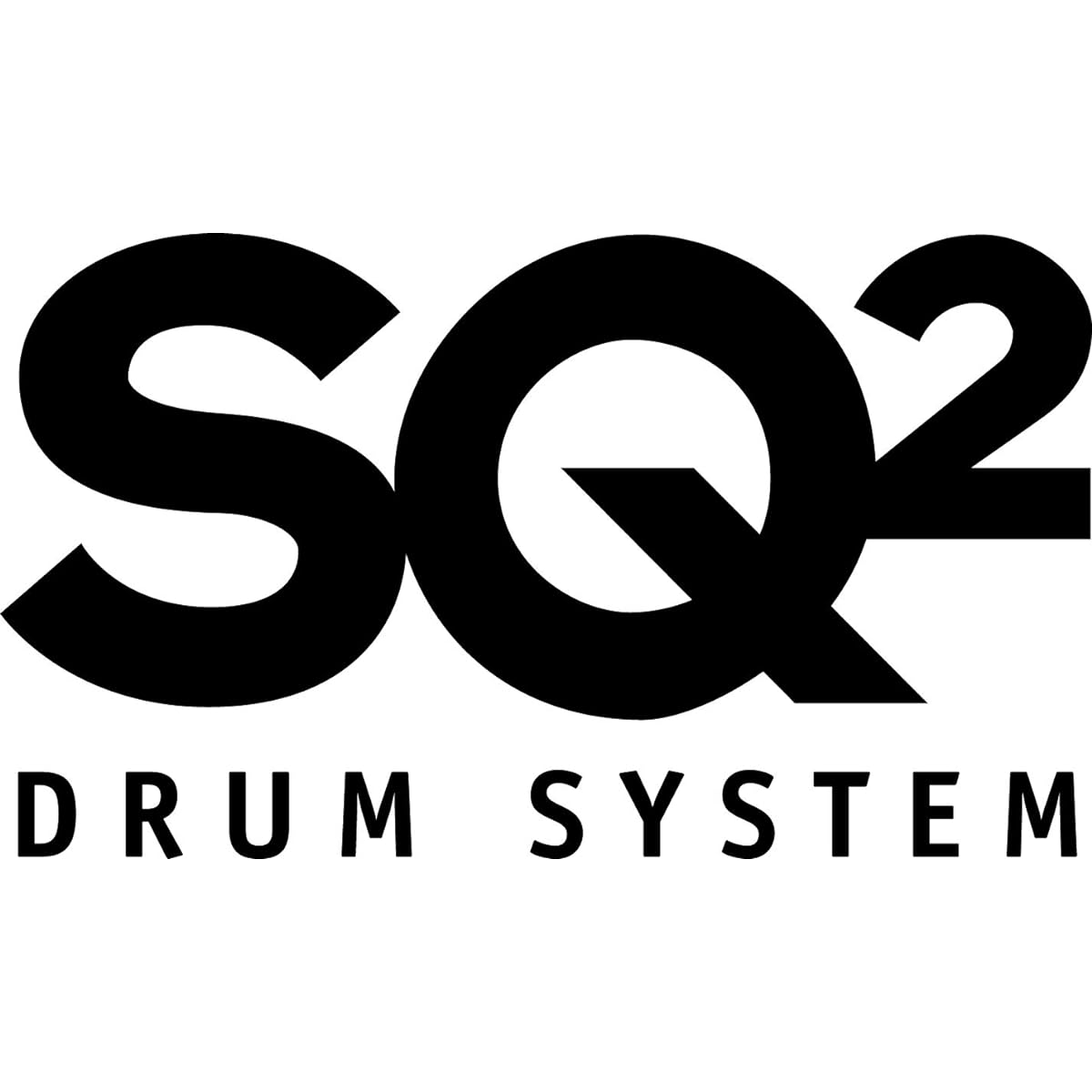 SONOR Bass drum head 22 inches black with logo SN-BP22B/L with SQ2 logo