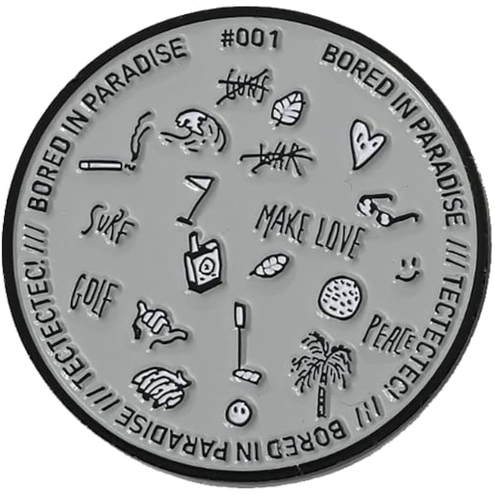 TecTecTec Golf Marker BAYC Design Series Golf Round Supplies Marker Monkey NFT