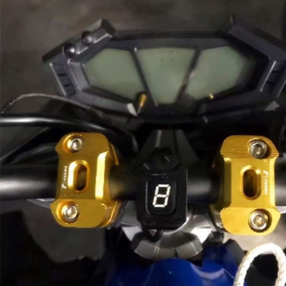 Speed Display Meter Motorcycle Gear Indicator Kawasaki Z250 Display Ninja 250/300 Moto Gear Display ECU Direct Mount 6 Level Display Speedometer