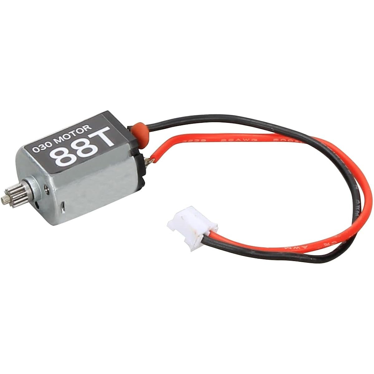 RCAWD 030 Size Brushed Motor 88T (88 Turns) with Metal 10T Pinion Gear Axial 1-24 Scx24 Crawler Parts