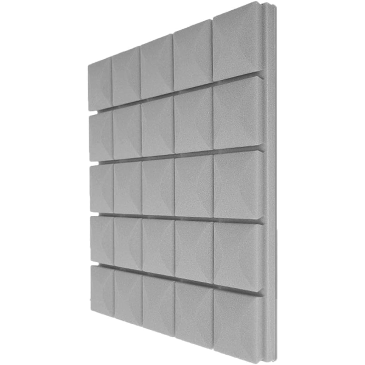 Cinema Wall Soundproof Foam Panels, Thick and Durable Acoustic Panels for Bedroom Living Room Sound Absorbing Cotton 10pcs (Yellow) (Grey)