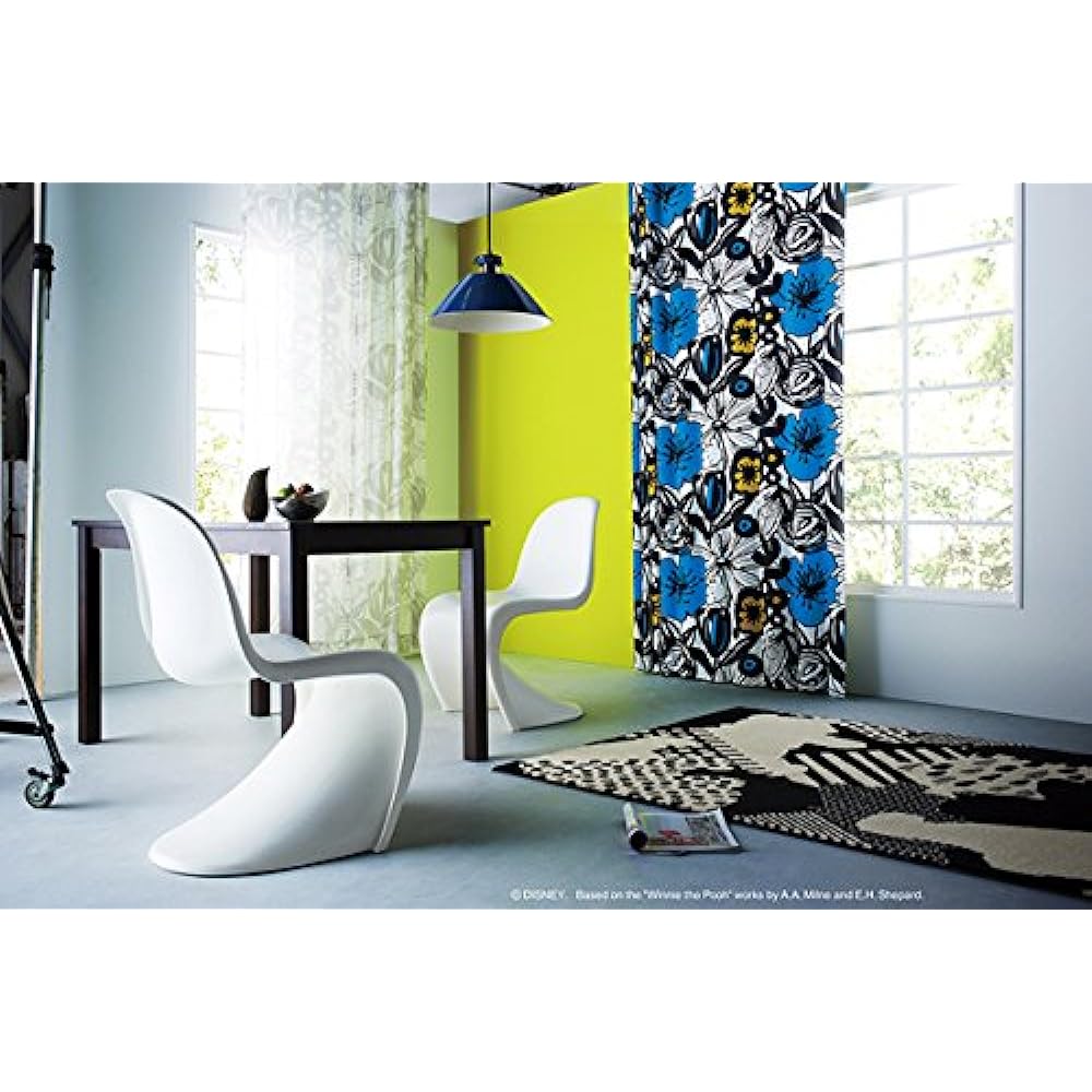 Suminoe Disney Blackout Curtains Bold 100 x 200cm Blue 1 Piece M1127