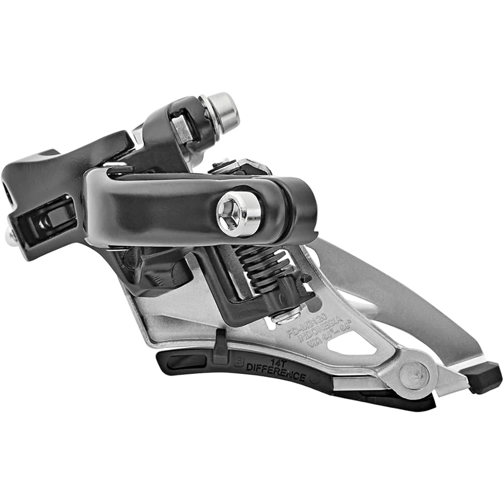 SHIMANO Front Derailleur FD-M3120-M 2X9s Side Swing Clamp Band 34.9mm (28.6&31.8mm adapter included) 64-69 Compatible Top Gear: 36T EFDM3120MX4 ALIVIO