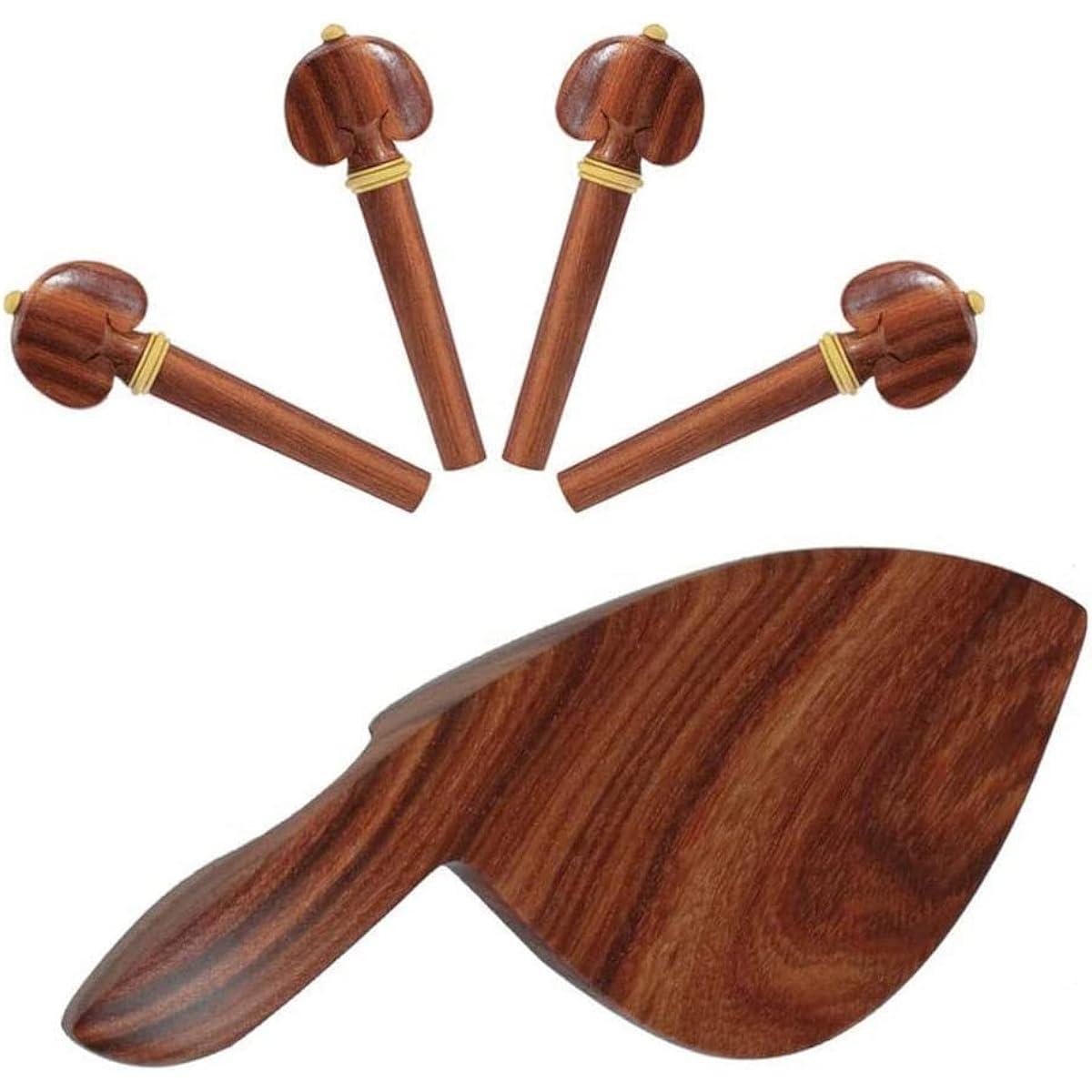 TUOREN 4/4 Violin DIY Kit Build Your Own Violin Fiddle Kit Full Size Violin Basswood with Complete Parts & Accessories Gift for Kids Students Beginners