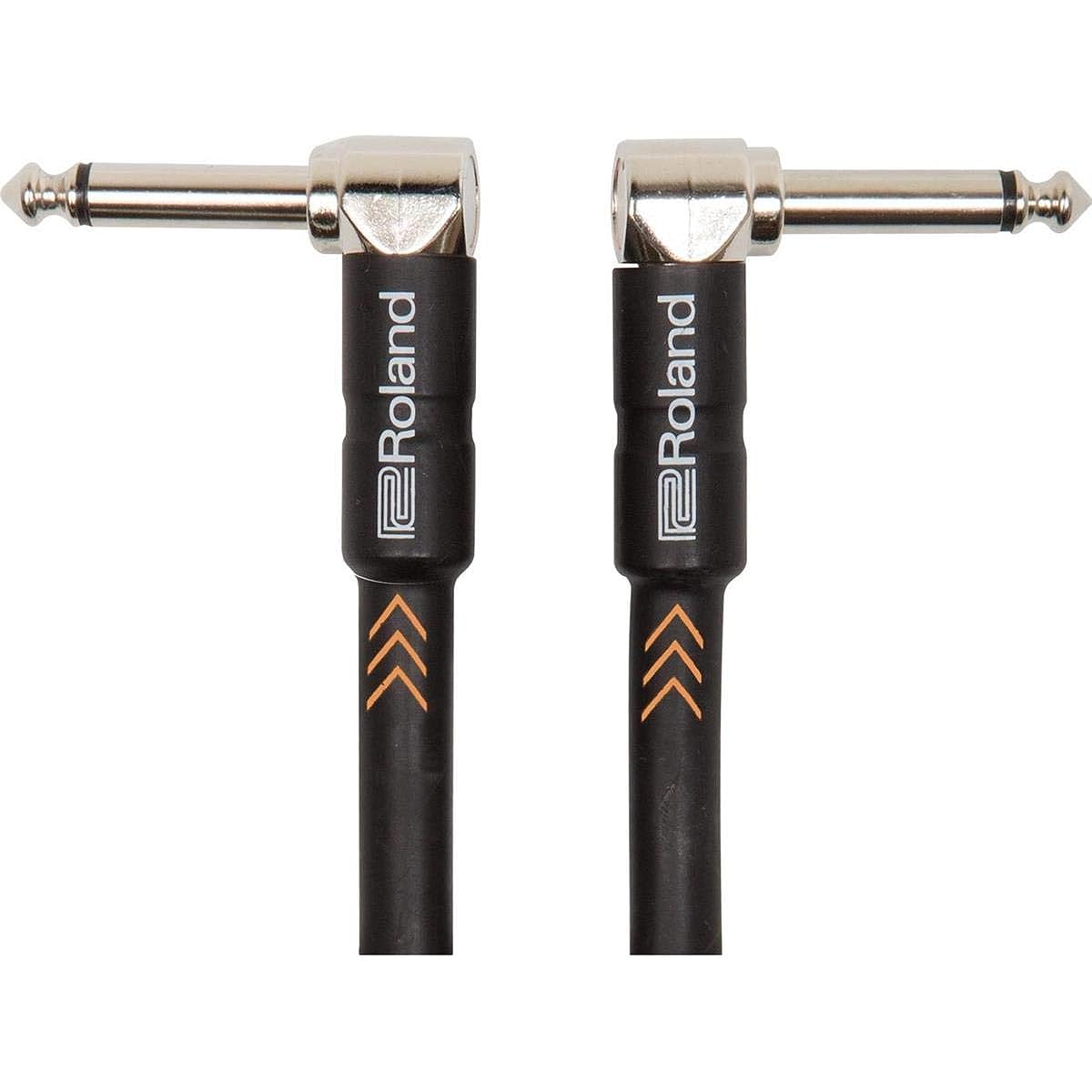 Roland Black Series Instrument Cable Angled/Straight 1/4" Jack 20'