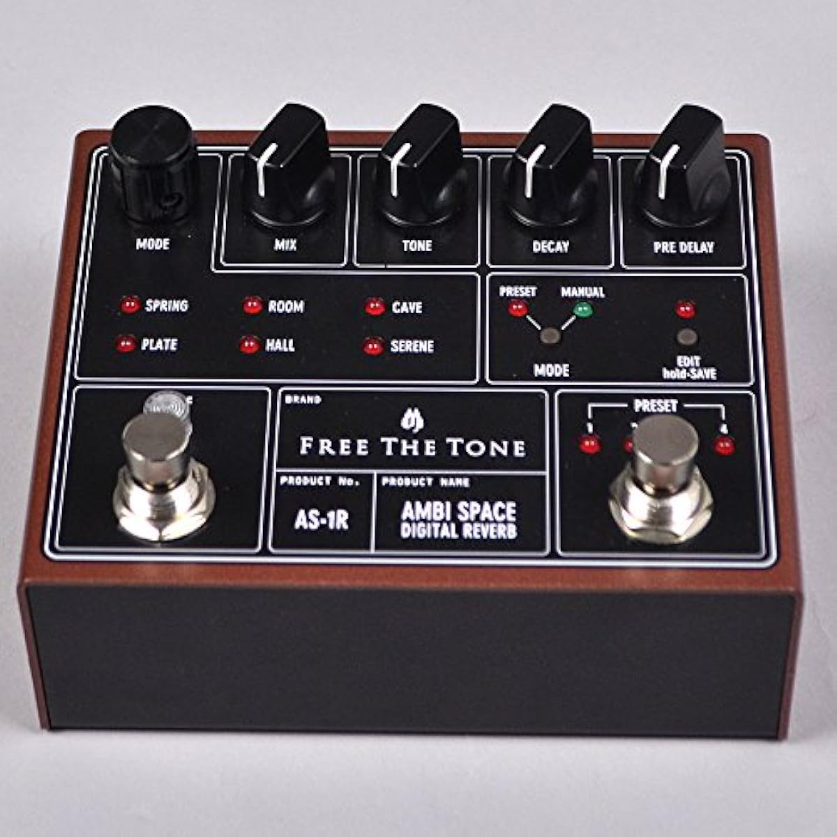 Free The Tone AS-1R AMBI SPACE DIGITAL REVERB Reverb Effector
