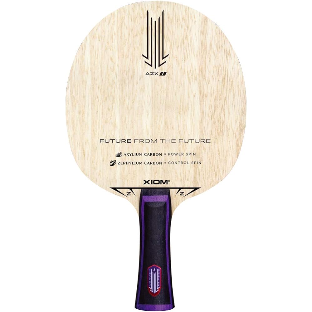 Xiom Table Tennis Racket Ice Cream AZXi Shakehand Attack Special Material Included